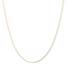 10K Solid Gold Box Chain - 18"