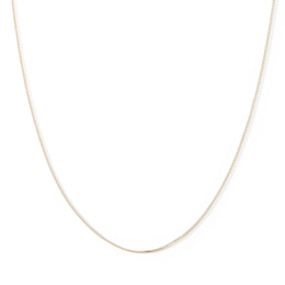 10K Solid Gold Box Chain - 22"