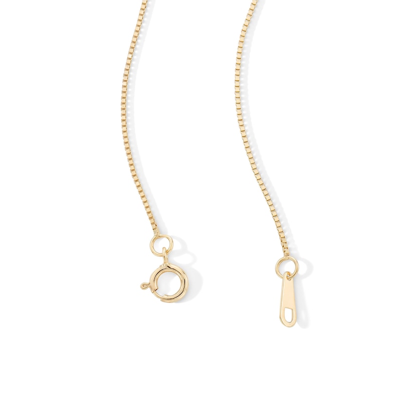Main Image 4 of 10K Solid Gold Box Chain - 22"