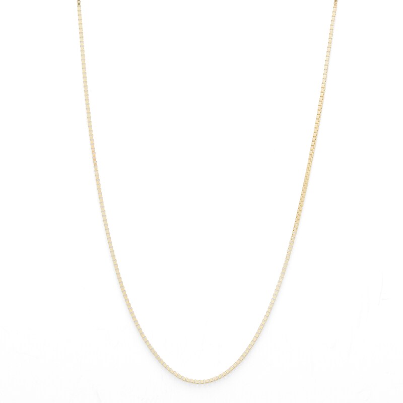Main Image 1 of 10K Solid Gold Box Chain - 24"