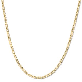 Child's 060 Gauge Bird's Eye Chain Necklace in 10K Hollow Gold - 13"