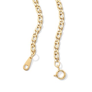 Child's 060 Gauge Bird's Eye Chain Necklace in 10K Hollow Gold - 13"