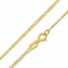 Thumbnail Image 1 of 1.35mm Solid Figaro Chain Necklace in 10K Gold - 18"