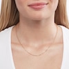 025 Gauge Hollow Singapore Chain Necklace in 10K Solid Gold - 18"