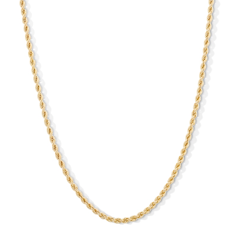 10K Hollow Gold Rope Chain - 20"