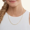 Thumbnail Image 1 of 10K Hollow Gold Rope Chain - 20"