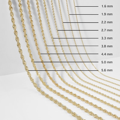 10K Hollow Gold Rope Chain