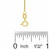Thumbnail Image 2 of 10K Gold 020 Gauge Round Snake Chain Necklace - 20"