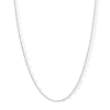 Thumbnail Image 0 of 025 Gauge Singapore Chain Necklace in 10K Solid White Gold - 20"