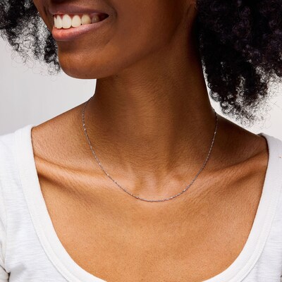 10K Solid Gold Singapore Chain