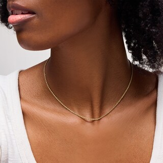 10K Hollow Gold Rope Chain