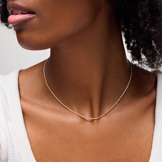 10K Hollow Gold Rope Chain