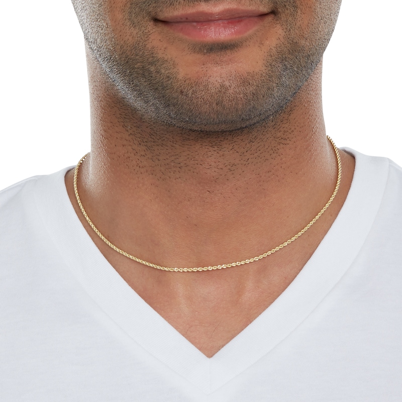 Gold Rope Chain, Rope Necklace, 10k Rope Chain, Rope Chain Necklace Gold  Chain, Gold Rope Chain Necklace for Men Necklace 