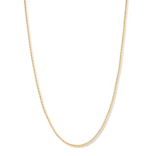 10K Hollow Gold Rope Chain - 18"