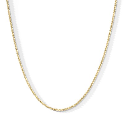 10K Hollow Gold Rope Chain - 20"