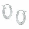 Thumbnail Image 1 of Sterling Silver 12mm Polished Hoop Earrings