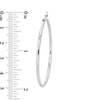 45mm Hoop Earrings in Sterling Silver