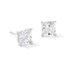 Thumbnail Image 0 of 6mm Princess-Cut Cubic Zirconia Stud Earrings in Sterling Silver