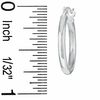 Sterling Silver Polished Hoop Earrings