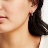 Thumbnail Image 2 of Sterling Silver Polished Hoop Earrings