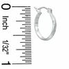 Sterling Silver 14mm Hoop Earrings