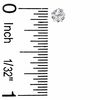 4mm Star-Shaped Cubic Zirconia Stud Earrings in Sterling Silver