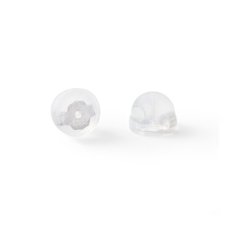 Solid Sterling Silver 10mm CZ Solitaire Studs