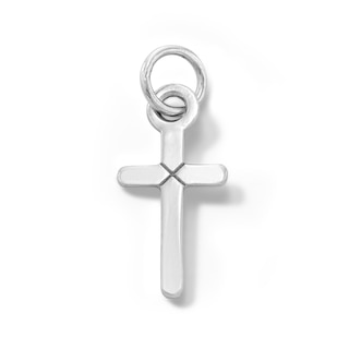 Cross Charm in Sterling Silver