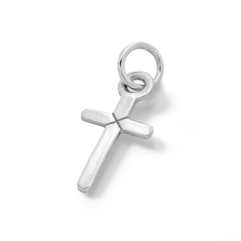 Cross Charm in Sterling Silver