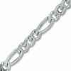 Thumbnail Image 0 of 300 Gauge Figaro Chain Bracelet in Sterling Silver - 9"