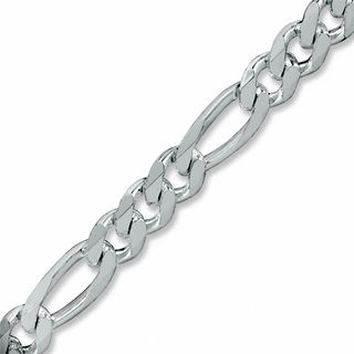 Gauge Figaro Chain Bracelet in Sterling Silver