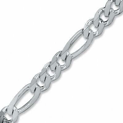 Gauge Figaro Chain Bracelet in Sterling Silver