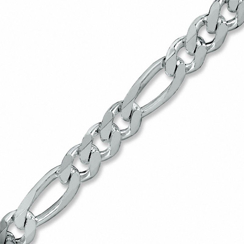 Main Image 1 of 300 Gauge Figaro Chain Bracelet in Sterling Silver - 9"