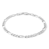Made in Italy 120 Gauge Figaro Chain Bracelet in Sterling Silver - 8"