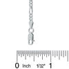 Gauge Figaro Bracelet in Sterling Silver