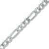 Thumbnail Image 1 of 220 Gauge Figaro Chain Bracelet in Sterling Silver - 9"