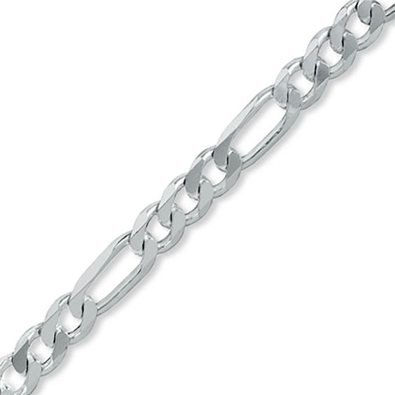 Gauge Figaro Chain Bracelet in Sterling Silver