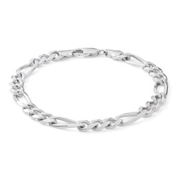 Made in Italy 180 Gauge Figaro Chain Bracelet in Sterling Silver - 8&quot;