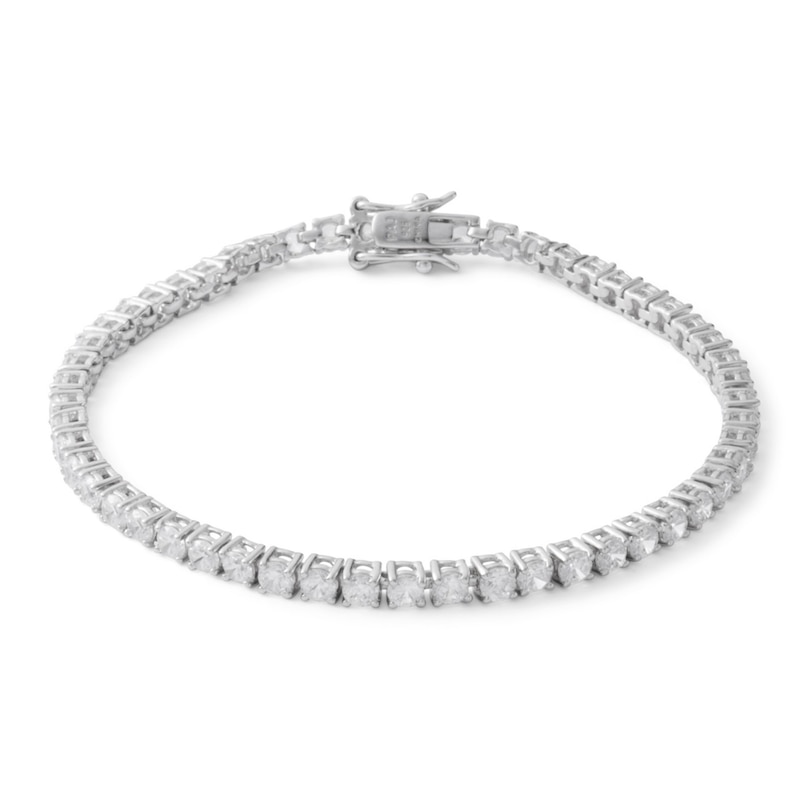 Cubic Zirconia Tennis Bracelet in Sterling Silver