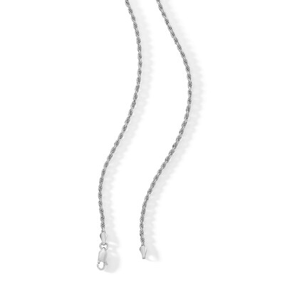 Sterling Silver Diamond-Cut Rope Chain Made in Italy