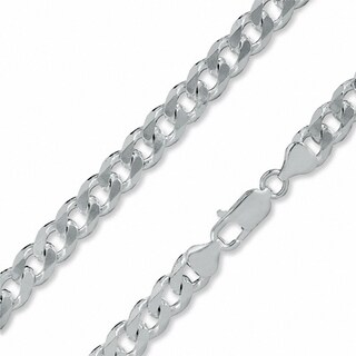 Made in Italy Gauge Curb Chain Necklace in Sterling Silver