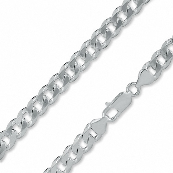 Made in Italy Gauge Curb Chain Necklace in Sterling Silver