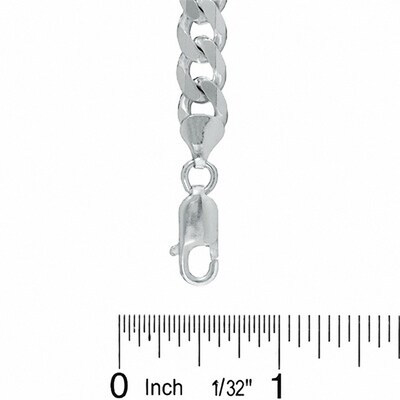 Made in Italy Gauge Curb Chain Necklace in Sterling Silver