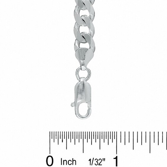 Made in Italy Gauge Curb Chain Necklace in Sterling Silver