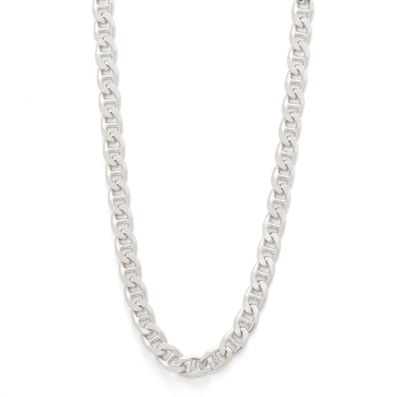 Made in Italy 150 Gauge Mariner Link Necklace in Sterling Silver - 22"