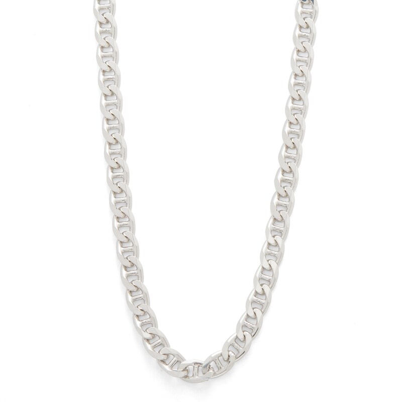 Made in Italy 150 Gauge Mariner Link Necklace in Sterling Silver - 22"