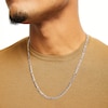 Thumbnail Image 2 of Made in Italy 120 Gauge Figaro Chain Necklace in Sterling Silver - 24"