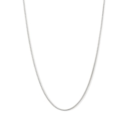Made in Italy 090 Gauge Box Chain Necklace in Solid Sterling Silver - 20&quot;