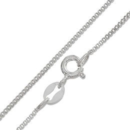Made in Italy 015 Gauge Box Chain Necklace in Solid Sterling Silver - 16&quot;