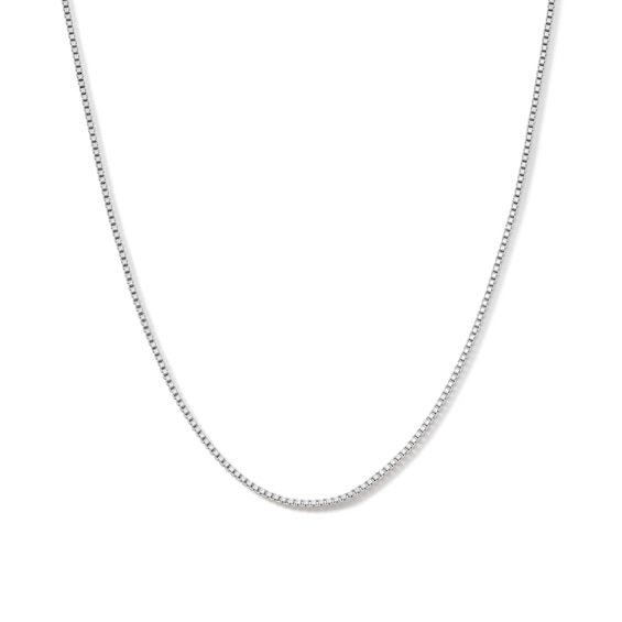 Made in Italy Gauge Box Chain Necklace in Solid Sterling Silver